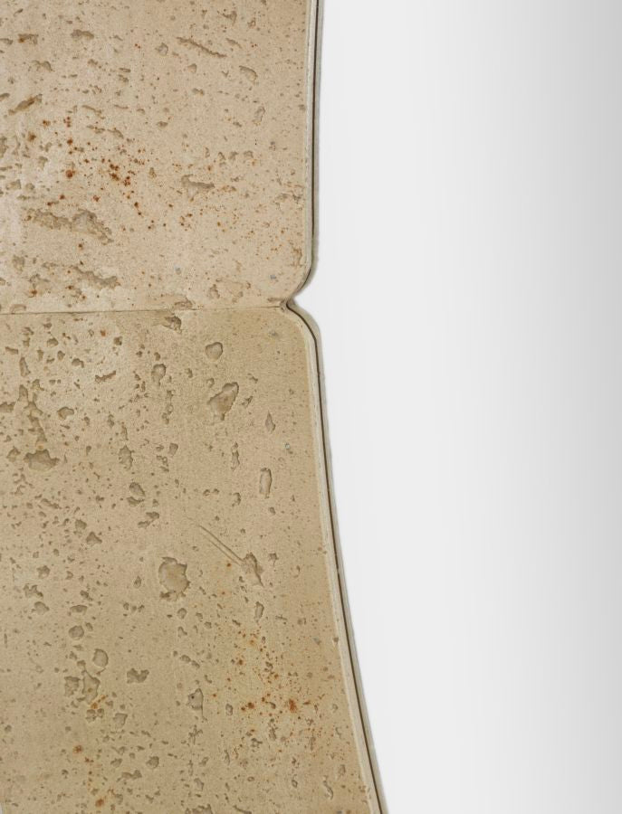 Natuurlijke Stijl Ovale Wandspiegel 119.5x70x3 cm
