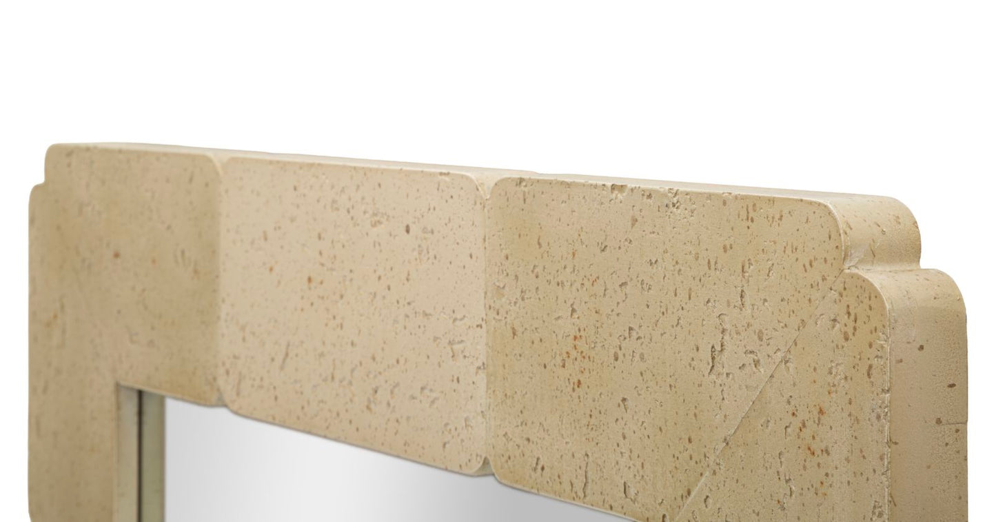 Rechthoekige Wandspiegel Natuurlijke Stijl 160x70x3 cm