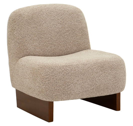 Japandi Fauteuil in Bouclé Stof 75x69x72 cm