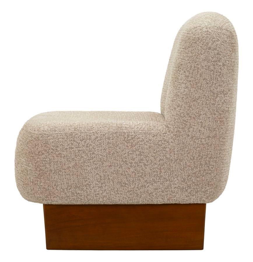 Japandi Fauteuil in Bouclé Stof 75x69x72 cm