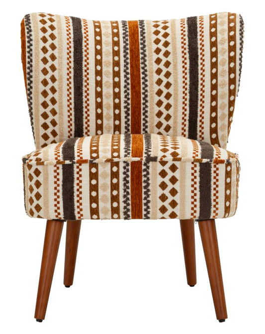 Multicolor Ethnic Fauteuil 80x65x68 cm