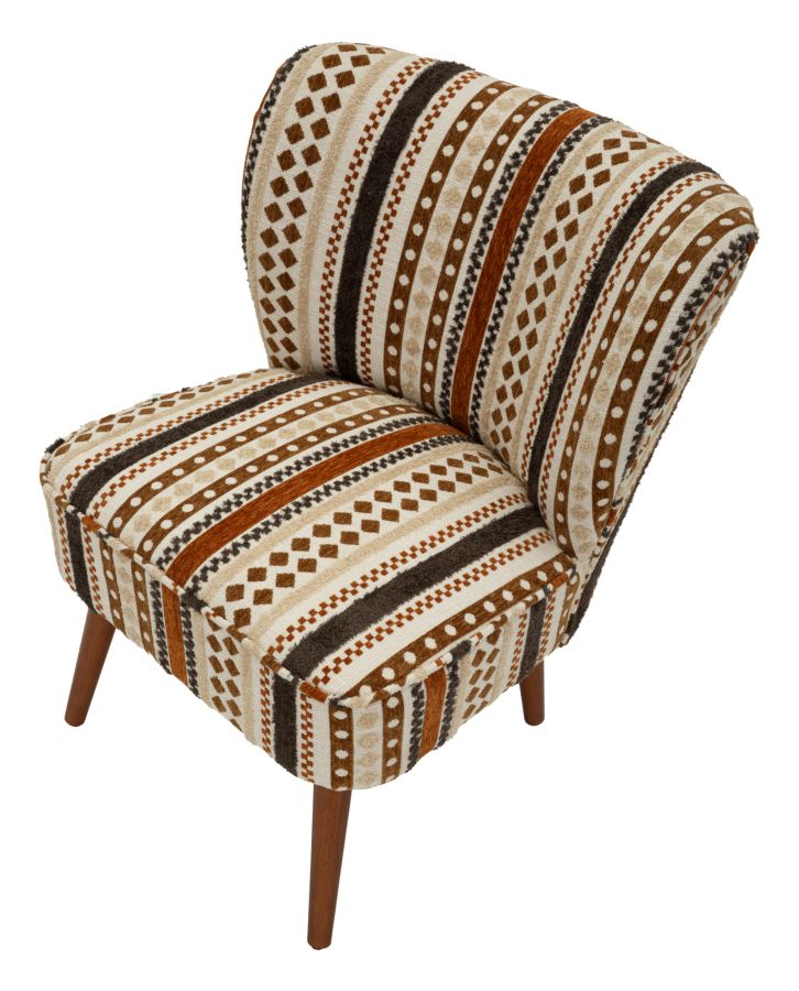Multicolor Ethnic Fauteuil 80x65x68 cm