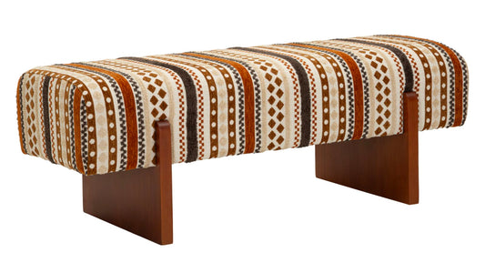 Multicolor Ethnic Style Bank 43x120x45 cm