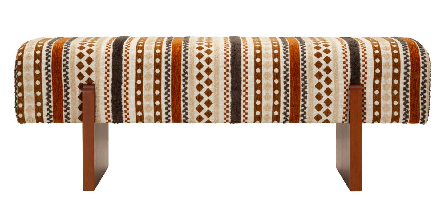 Multicolor Ethnic Style Bank 43x120x45 cm