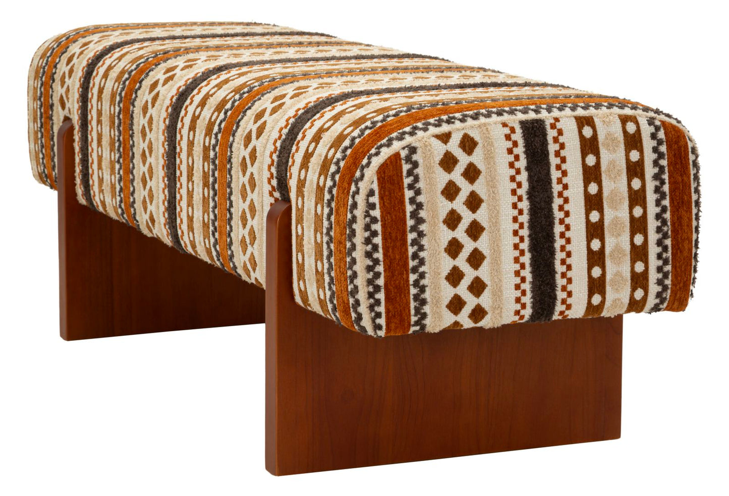 Multicolor Ethnic Style Bank 43x120x45 cm