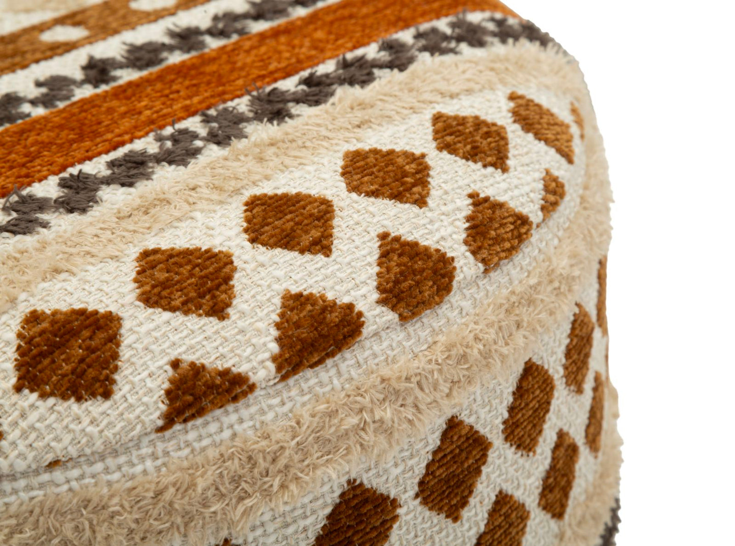 Multicolor Ethnic Poef 40x42x42 cm