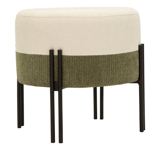 Modern Pouf Twee-Kleurig Design 41x44x44 cm