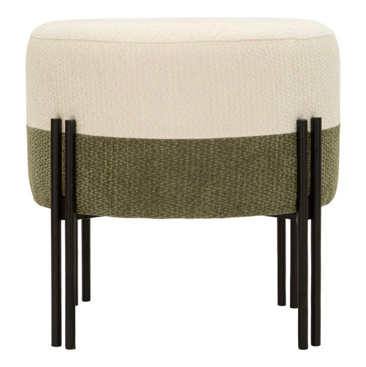 Modern Pouf Twee-Kleurig Design 41x44x44 cm