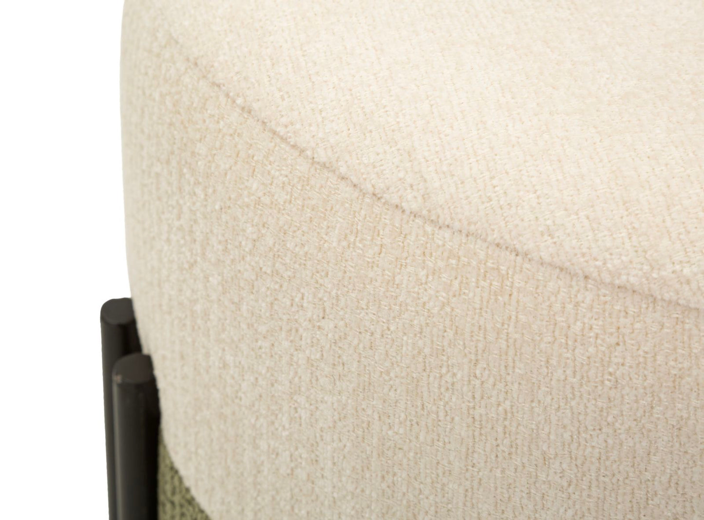 Modern Pouf Twee-Kleurig Design 41x44x44 cm