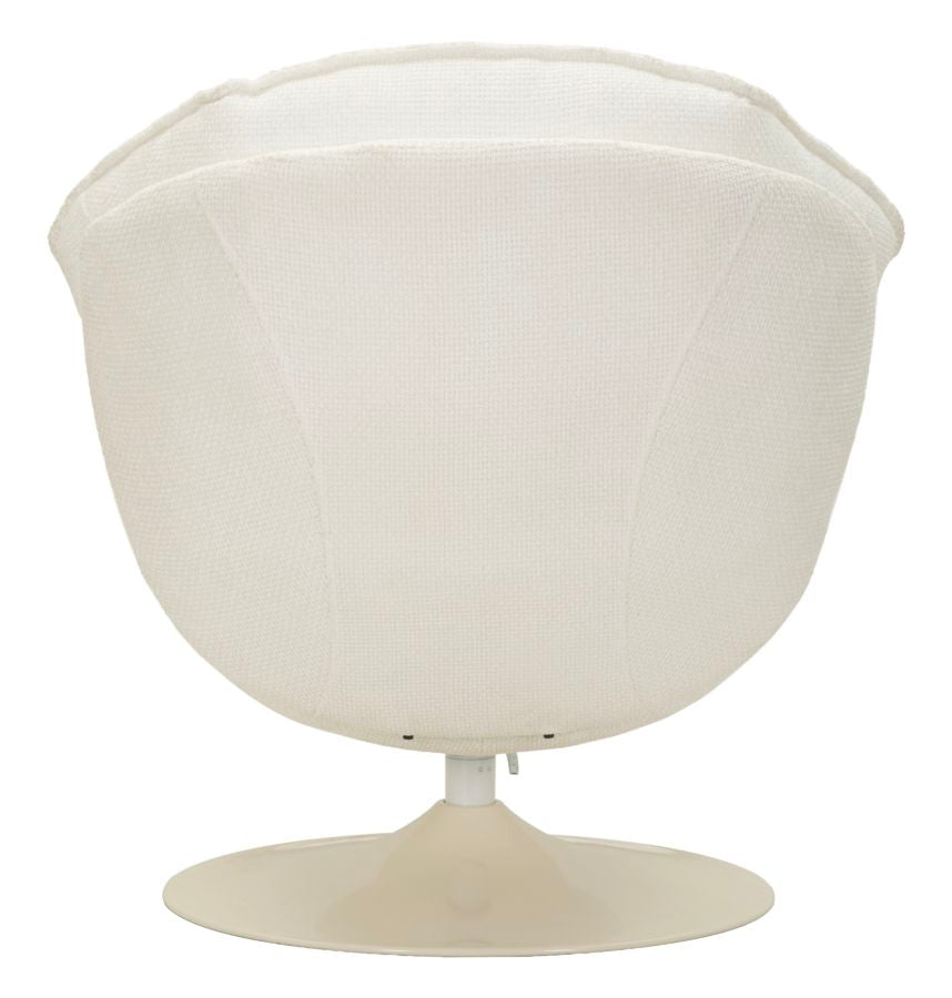 Witte Retro Draaistoel 81x85x80 cm