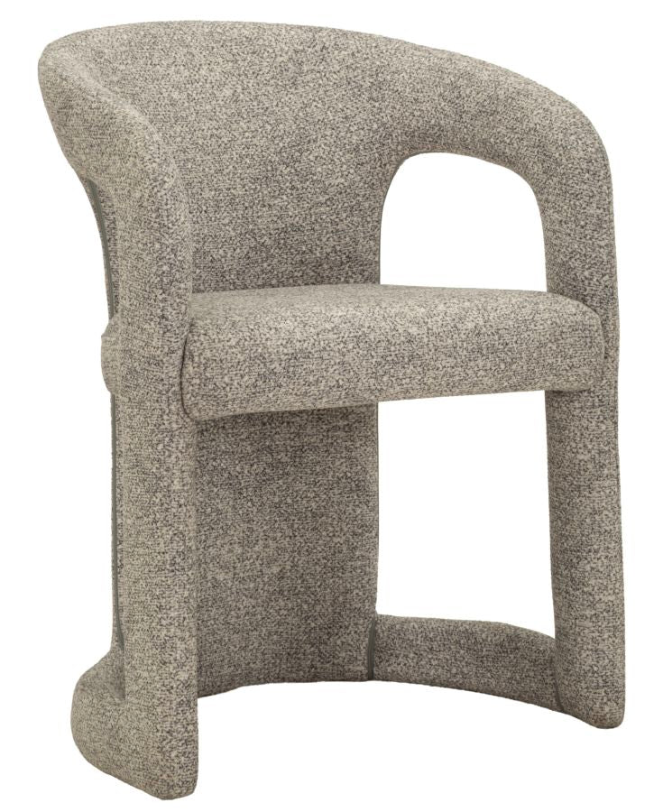 Moderne Grijze Fauteuil Met Armleuningen 78x57x50 cm