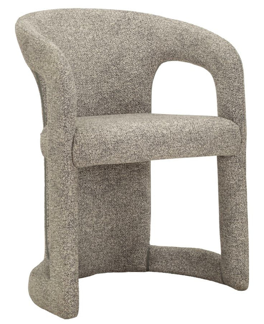 Moderne Grijze Fauteuil Met Armleuningen 78x57x50 cm