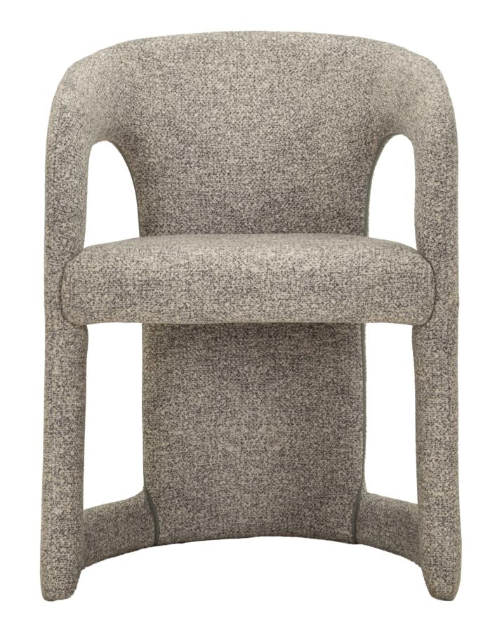 Moderne Grijze Fauteuil Met Armleuningen 78x57x50 cm