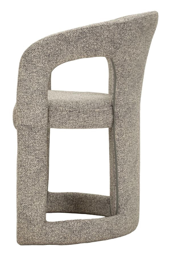Moderne Grijze Fauteuil Met Armleuningen 78x57x50 cm