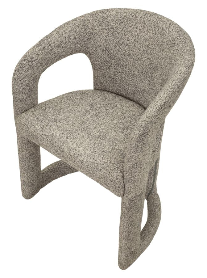 Moderne Grijze Fauteuil Met Armleuningen 78x57x50 cm