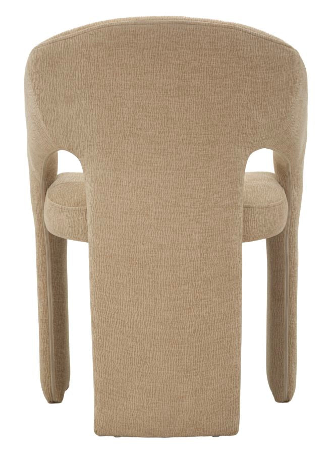 Beige Fauteuil Met Moderne Armleuningen 84x62x51 cm