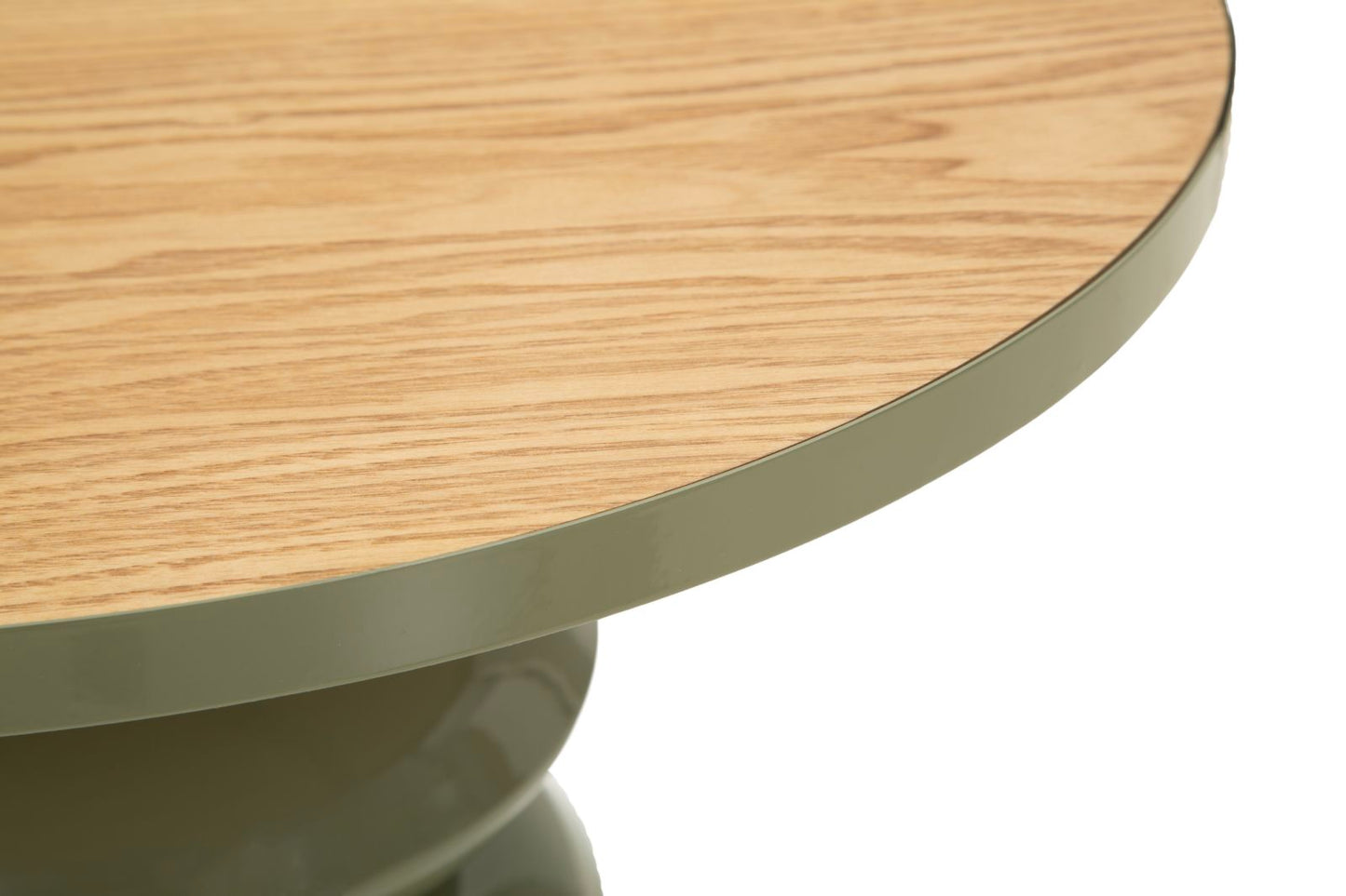Metalen Salontafel Met Houten Blad 49x45.5x45.5 cm