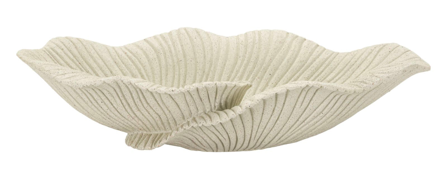 Decoratief Bloemblaadjes Presenteerschaal Sand 8.5x39x24 cm
