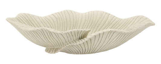 Decoratief Bloemblaadjes Presenteerschaal Sand 8.5x39x24 cm