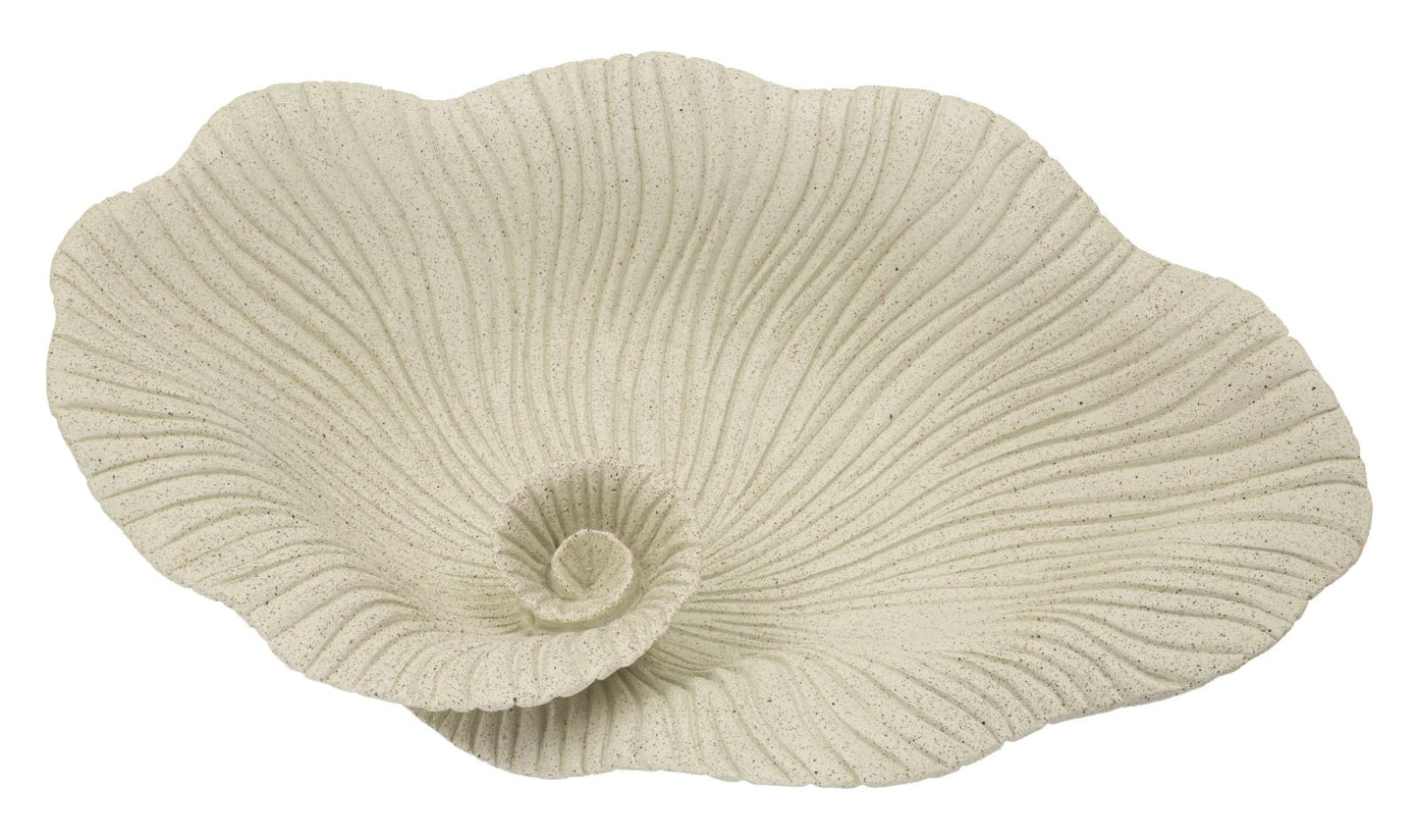 Decoratief Bloemblaadjes Presenteerschaal Sand 8.5x39x24 cm