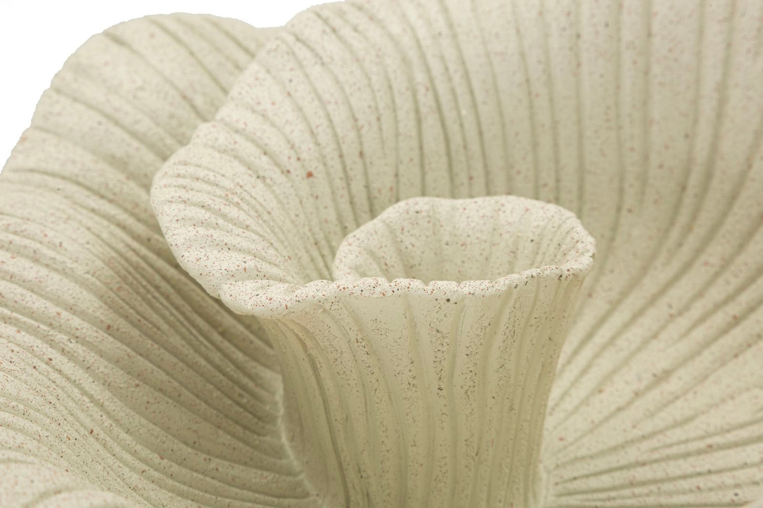 Decoratieve Bloemvormige Schaal Sand 29.5x34x13 cm