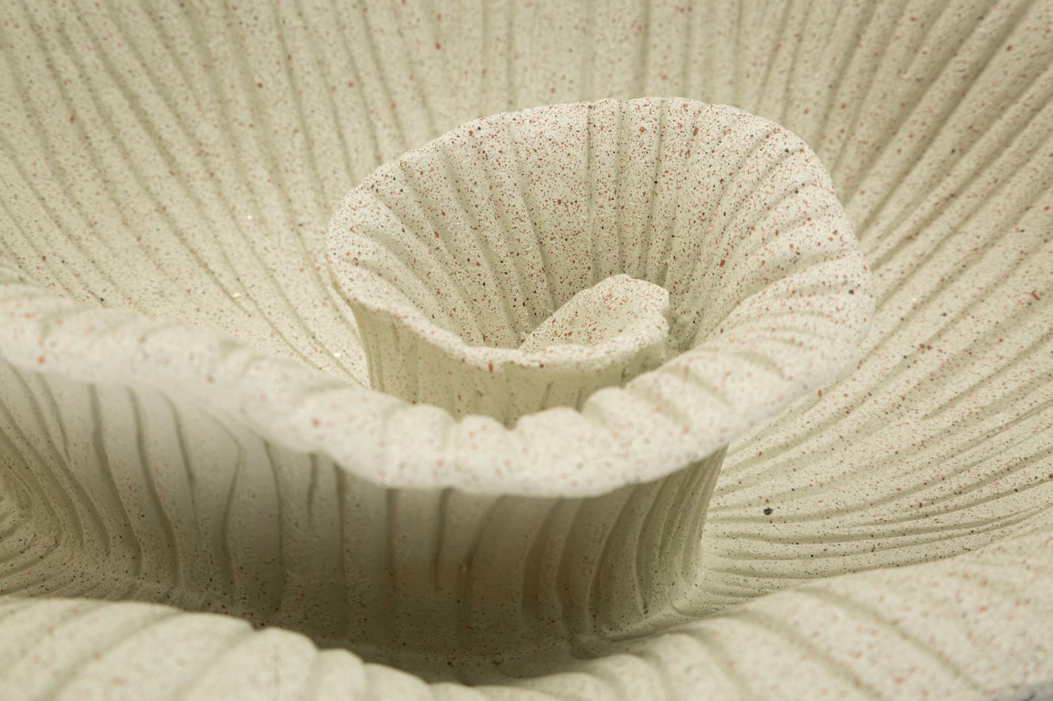 Decoratieve Bloemvormige Schaal Sand 29.5x34x13 cm