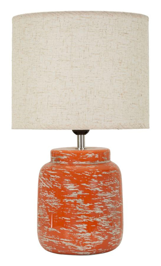 Oranje Tafellamp Hedendaags Design 47.5x27x27 cm