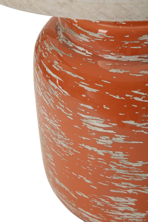 Oranje Tafellamp Hedendaags Design 47.5x27x27 cm