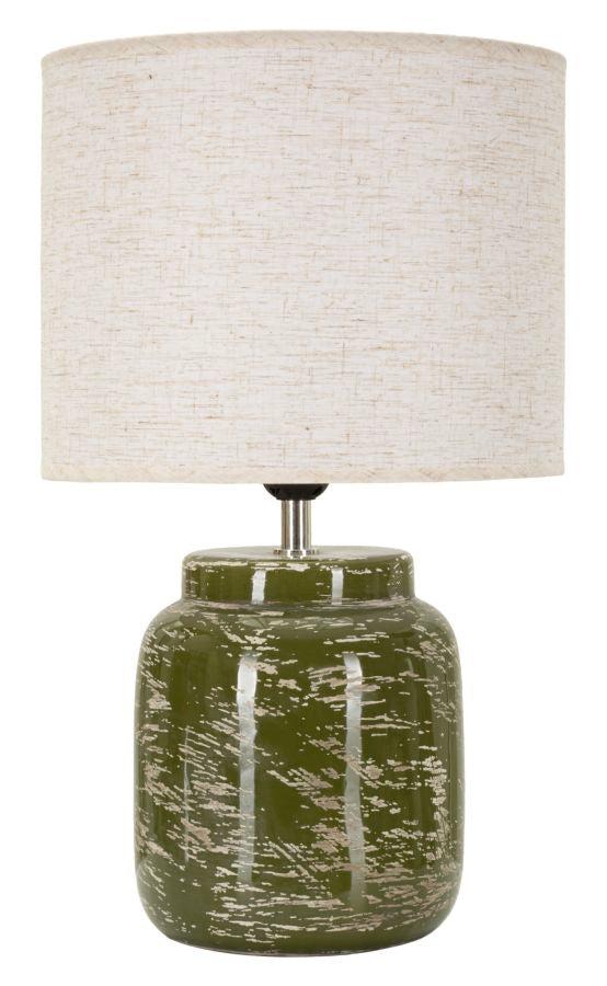 Groene Tafellamp Hedendaags Design 47.5x27x27 cm