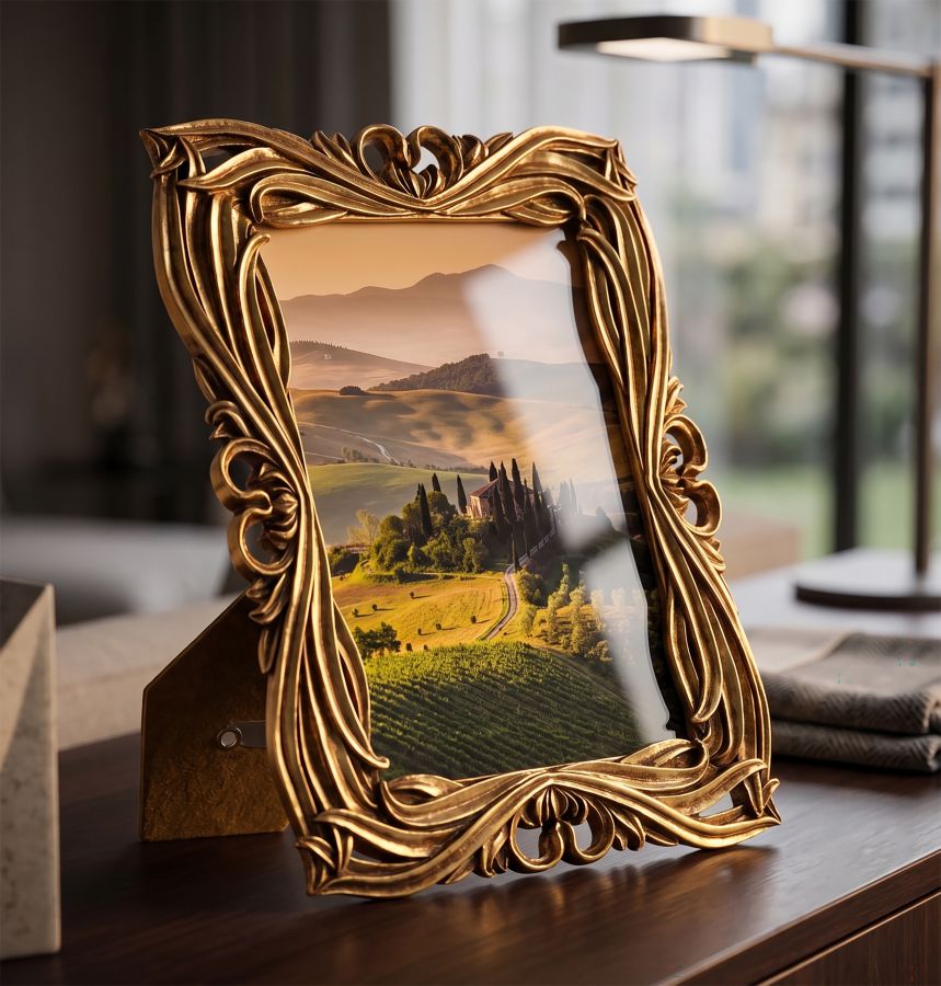 Barokke Fotolijst Goud 26.5x21.8x1.8 cm