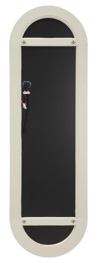 Ovale Wandspiegel Met 3-Kleuren LED-Verlichting 160x50x2.5 cm