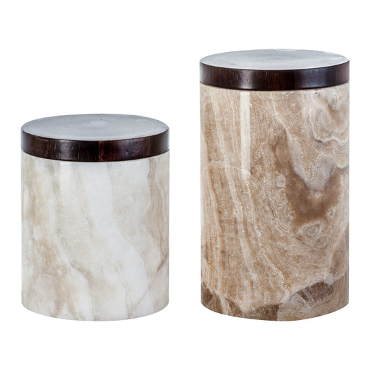 Daily Box Set van 2 - Koloniale Stijl 10x10x17 cm