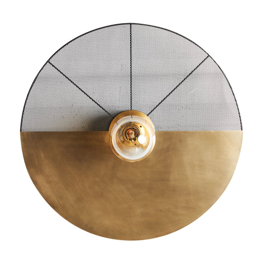 Hell Wandlamp Art Deco 61x9x61 cm
