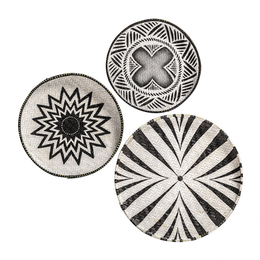 Milosh Wandpanelen (Set van 3) 67x6x67 cm