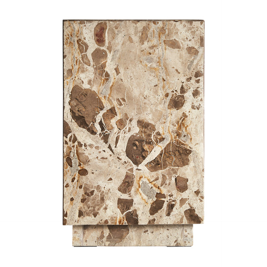 Grov Bijzettafel Art Deco 30x30x48 cm