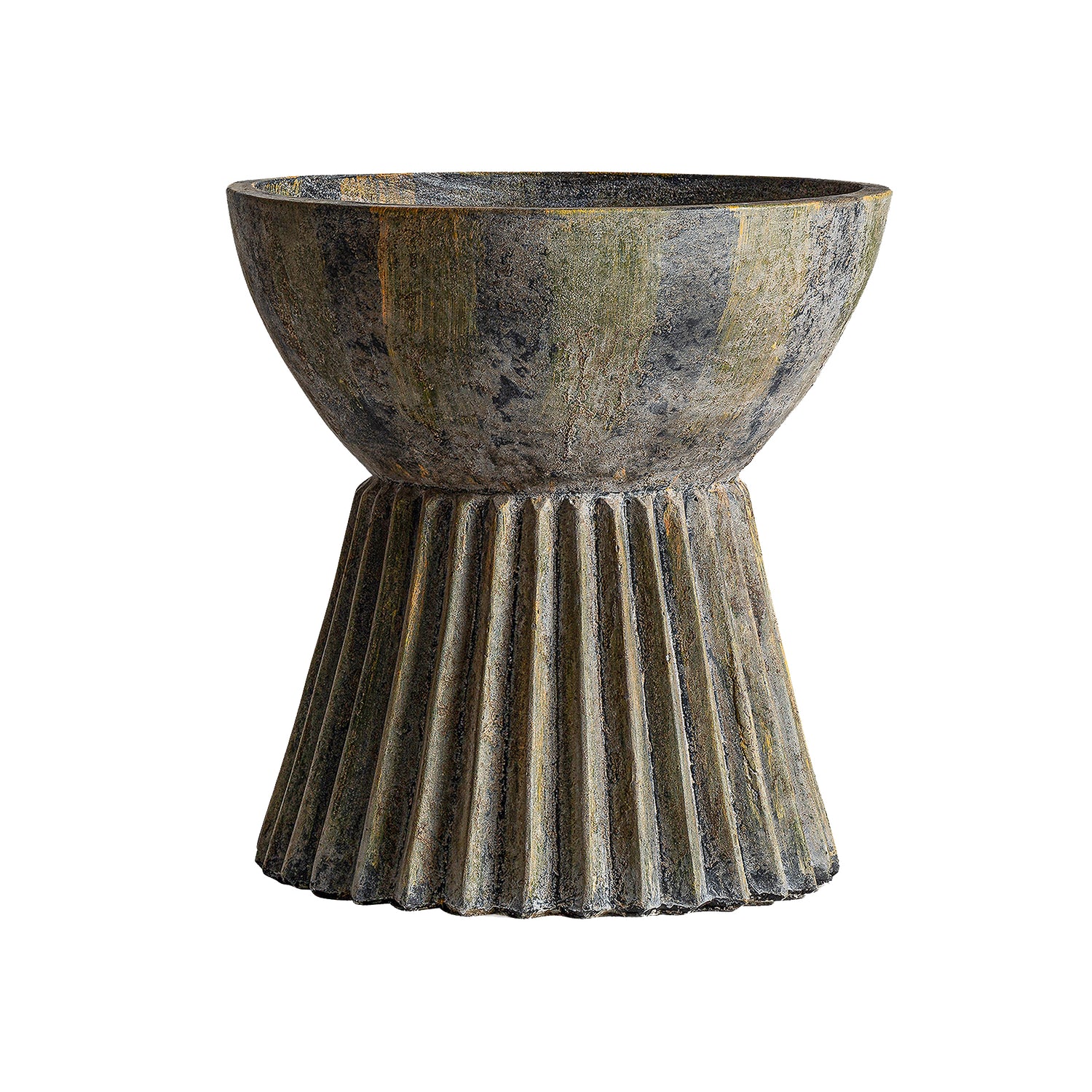 Plissé Stone Plantenpot 54x54x56 cm