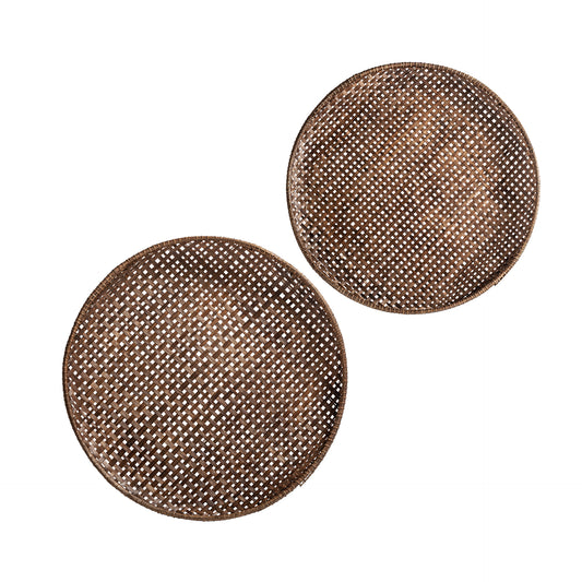 Kresim Decoratieve Schaal Set van 2 90x90x6 cm