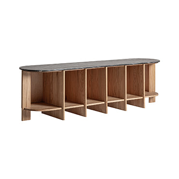 Nara Boekenkast S.Nara 240x54x66 cm