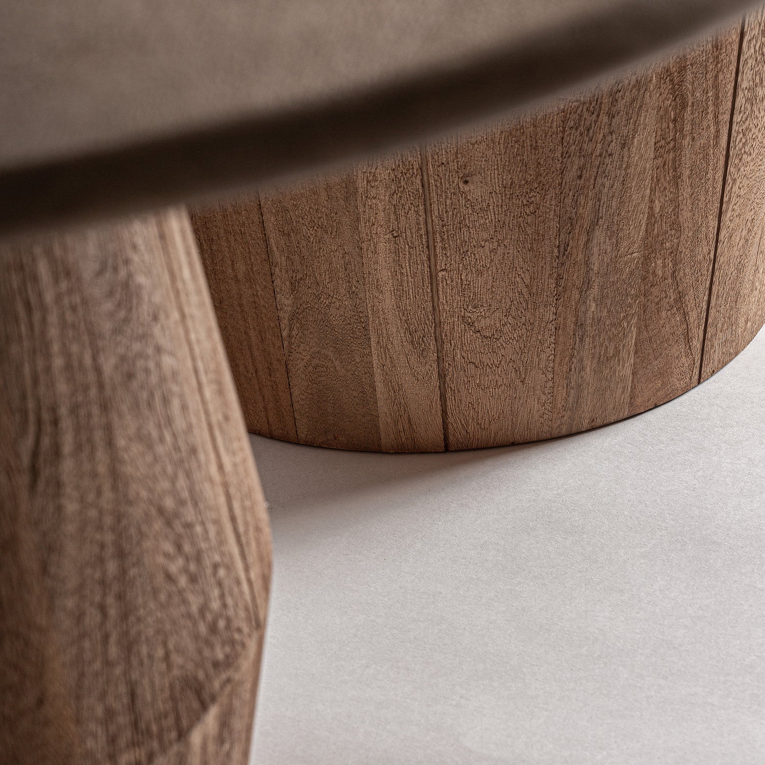 Jacquard Eettafel Mangohout 220x110x75 cm