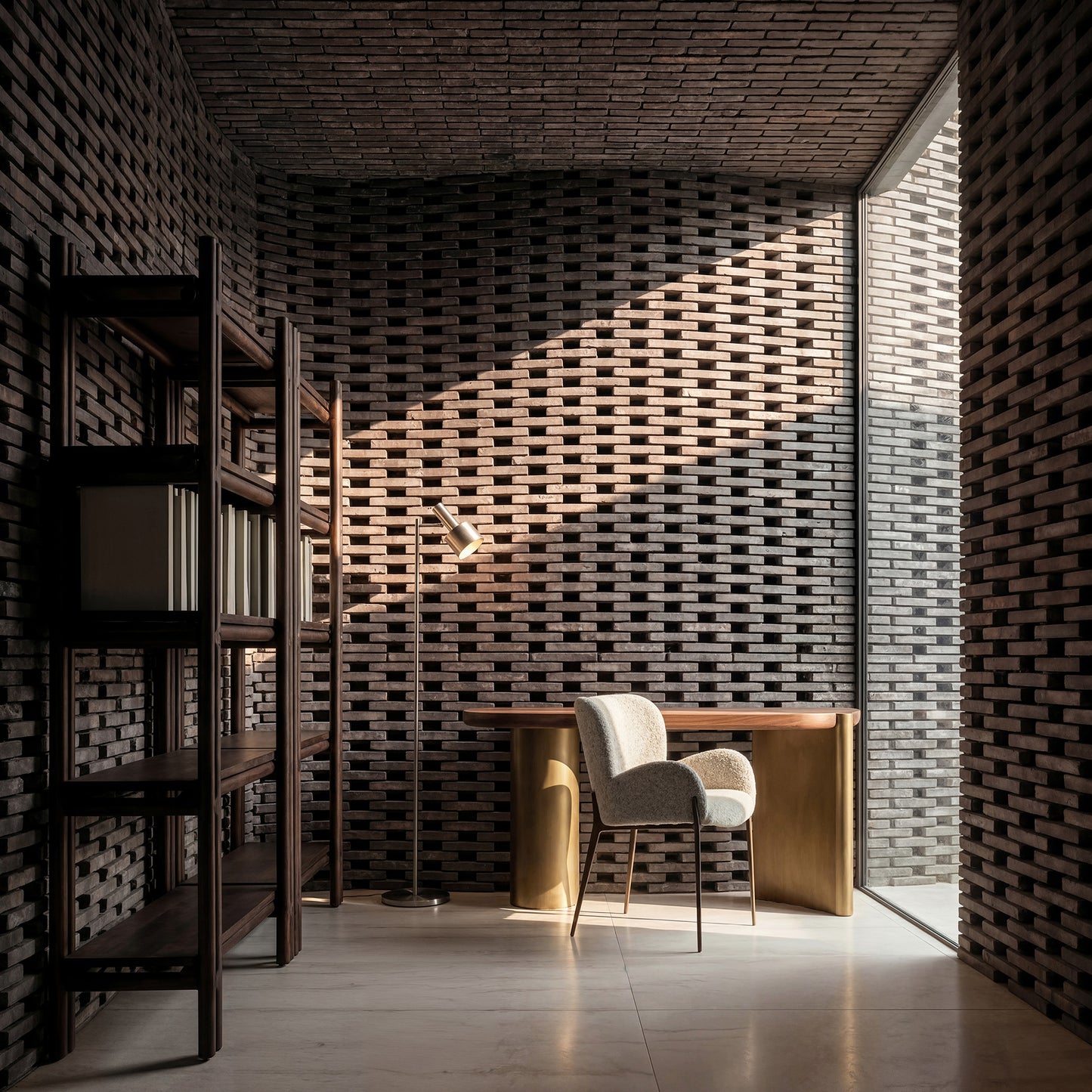 Hambye Boekenkast 107x45x200 cm