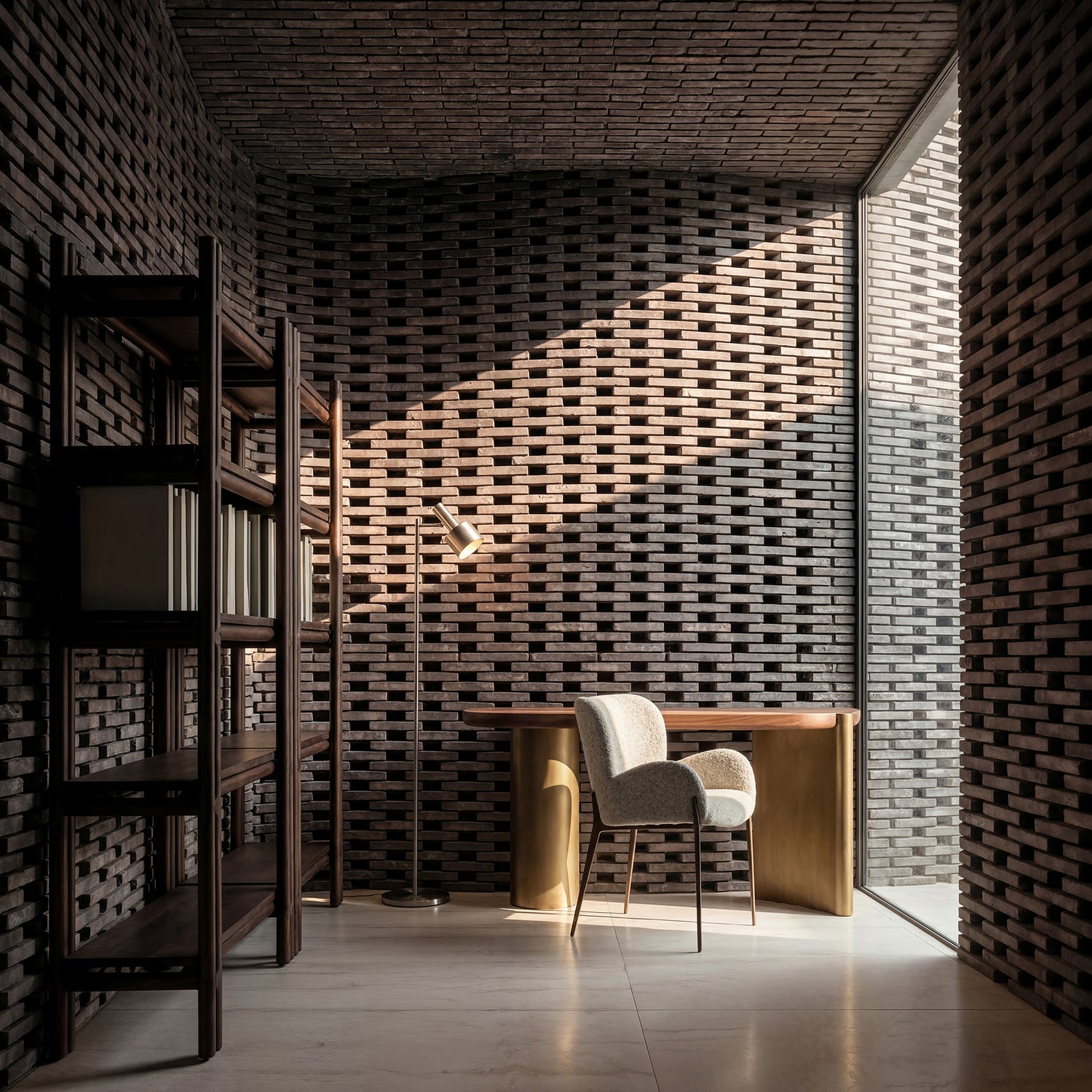 Hambye Boekenkast 107x45x200 cm