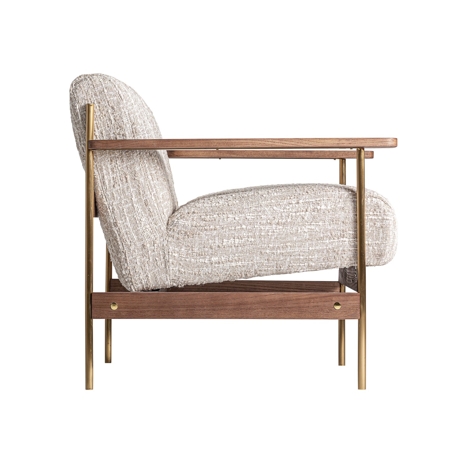 Habouey Fauteuil Art Deco 77x78x74 cm