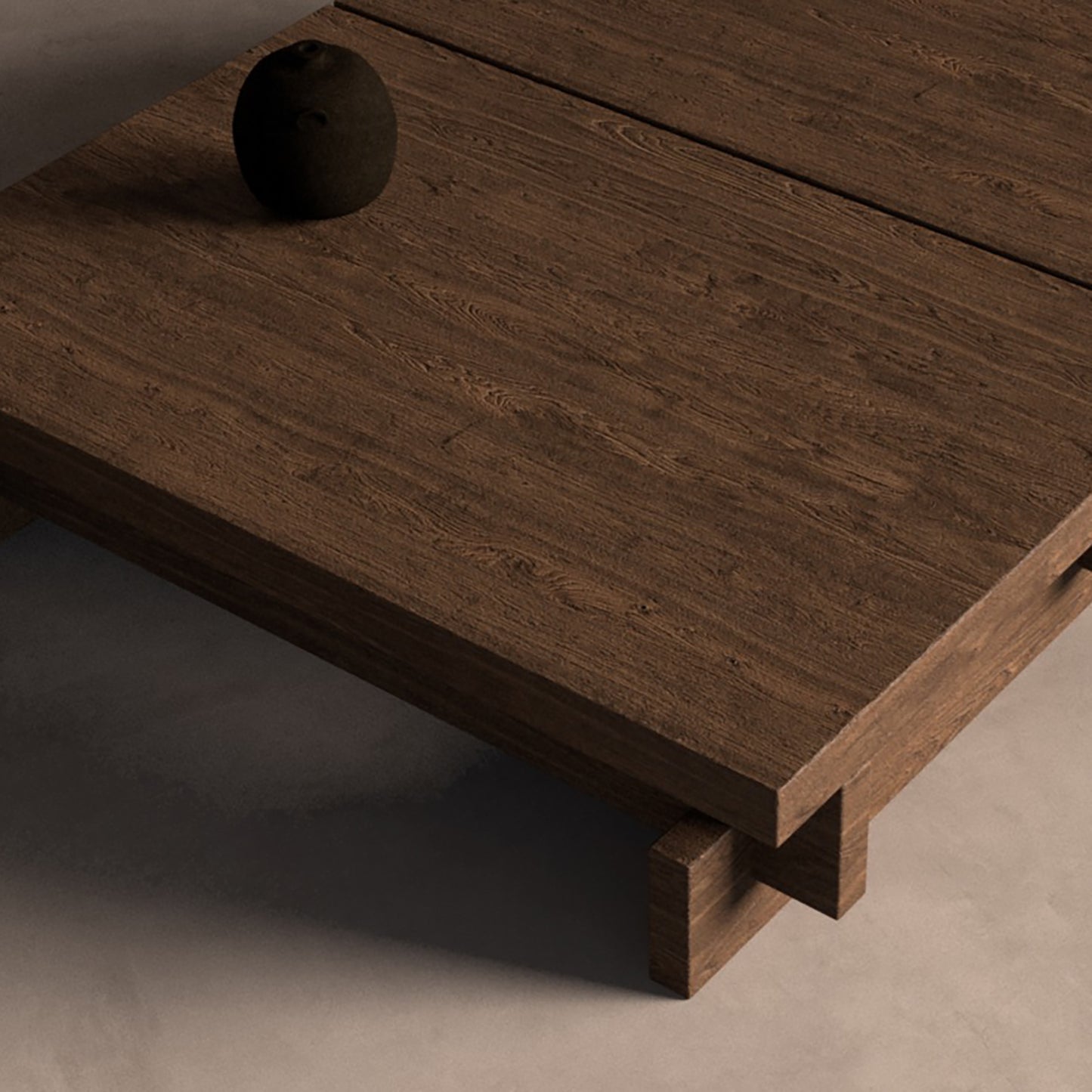 Brutalist Salohout Salontafel S.Brutalist 150x90x37 cm