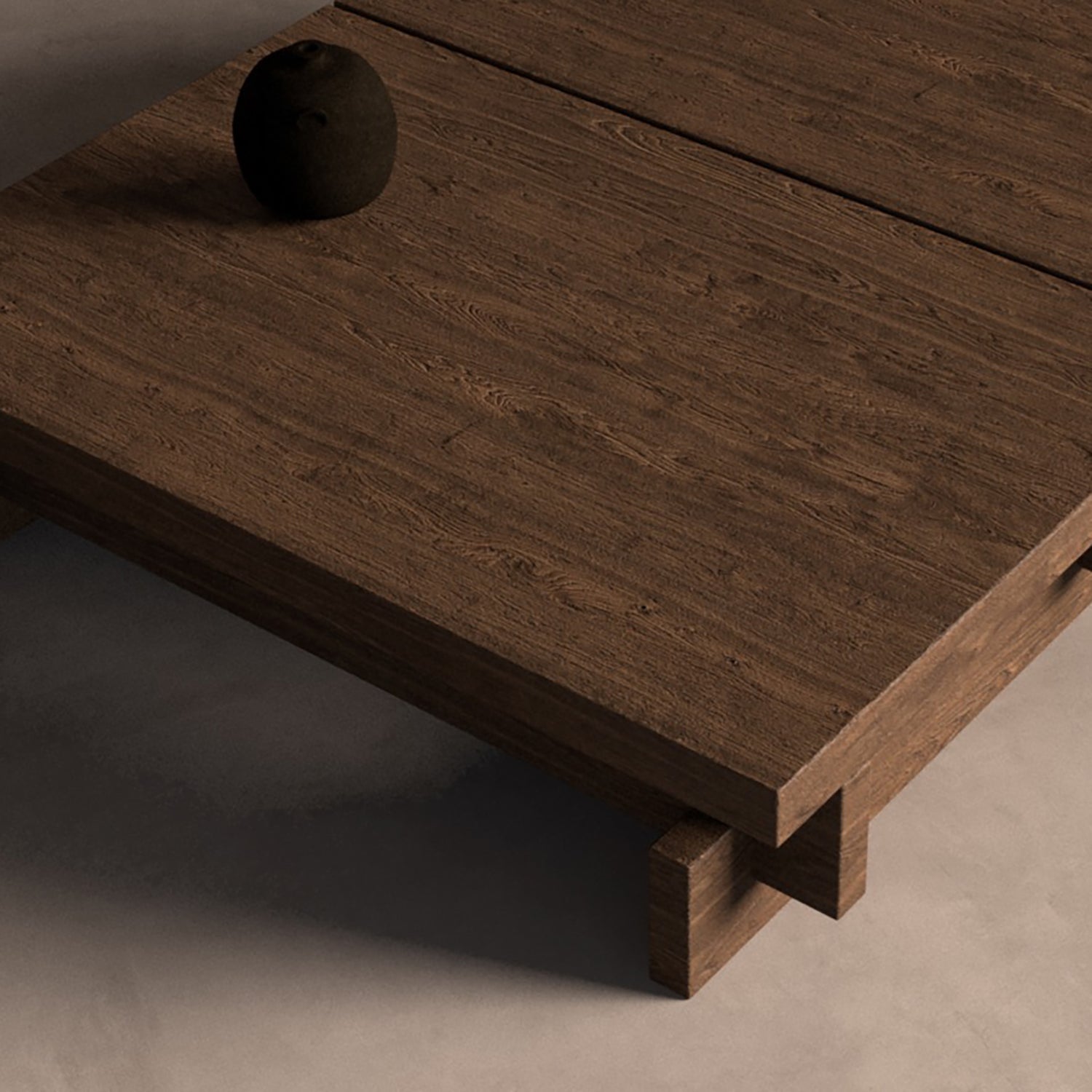Brutalist Salohout Salontafel S.Brutalist 150x90x37 cm