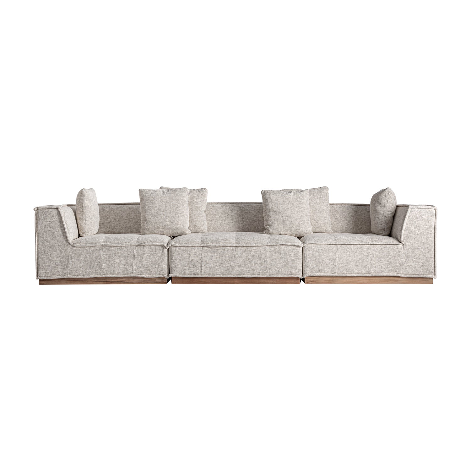 Vittel Hoekmodule Bank S.Vittel 120x120x85 cm