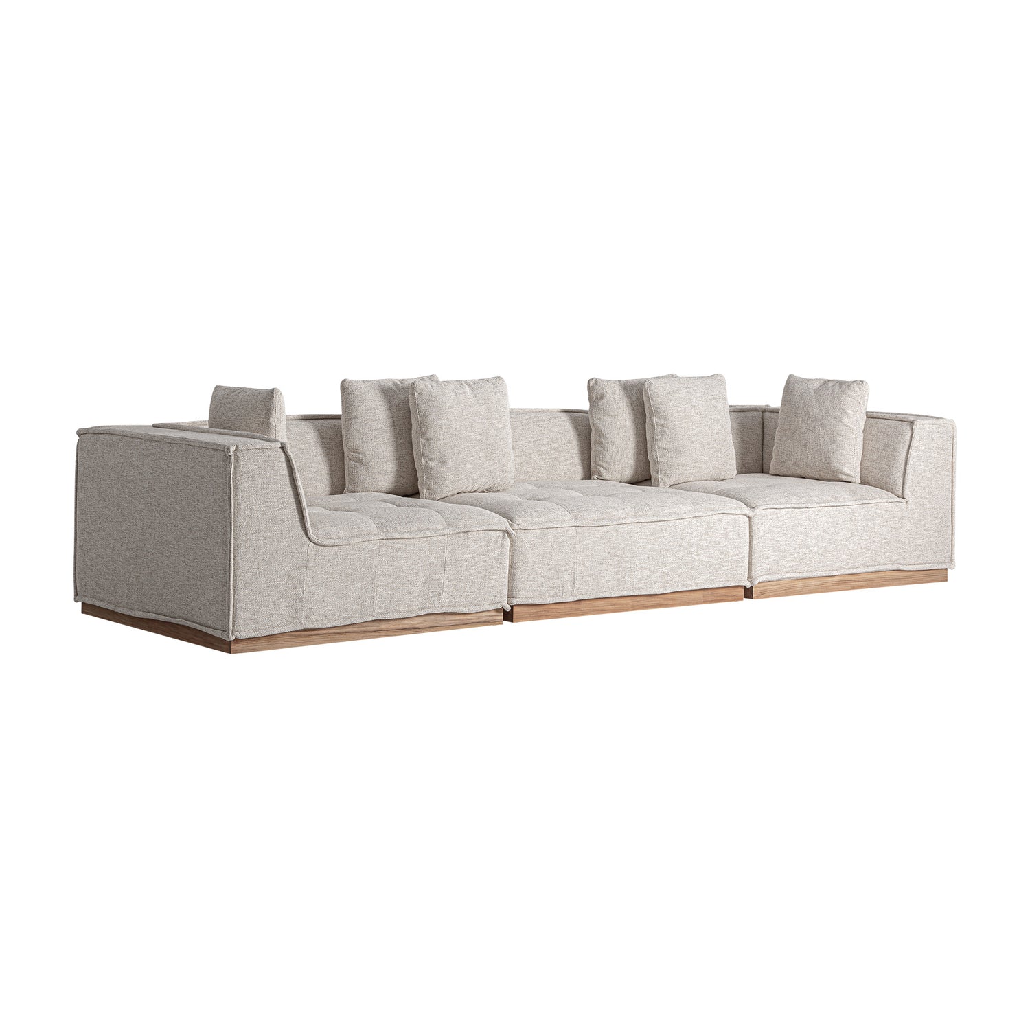 Vittel Hoekmodule Bank S.Vittel 120x120x85 cm
