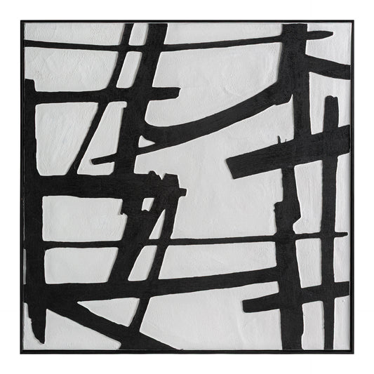 Ezrah Wandkunst 120x5x120 cm
