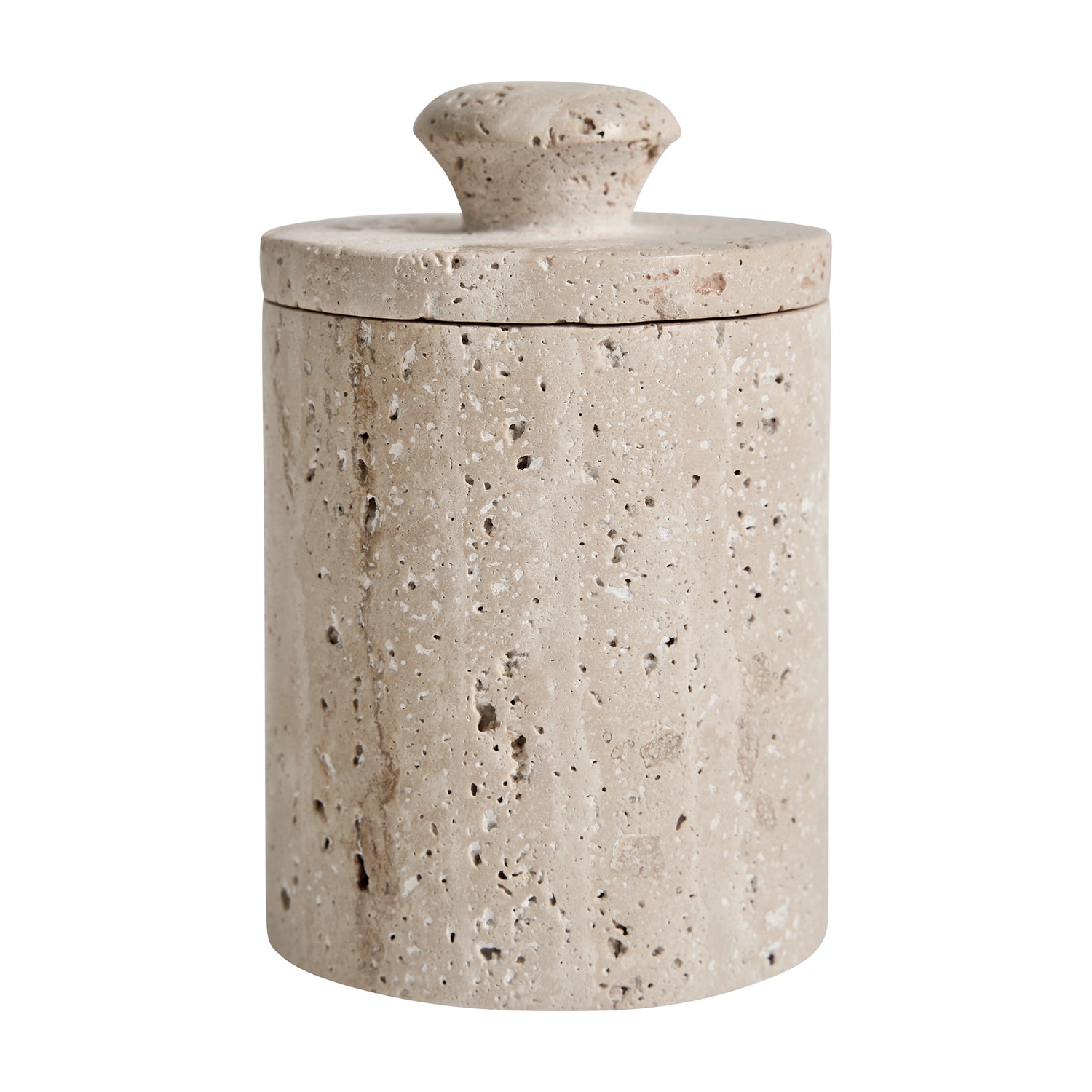 Motrus Box Travertine Crème 10x10x15 cm
