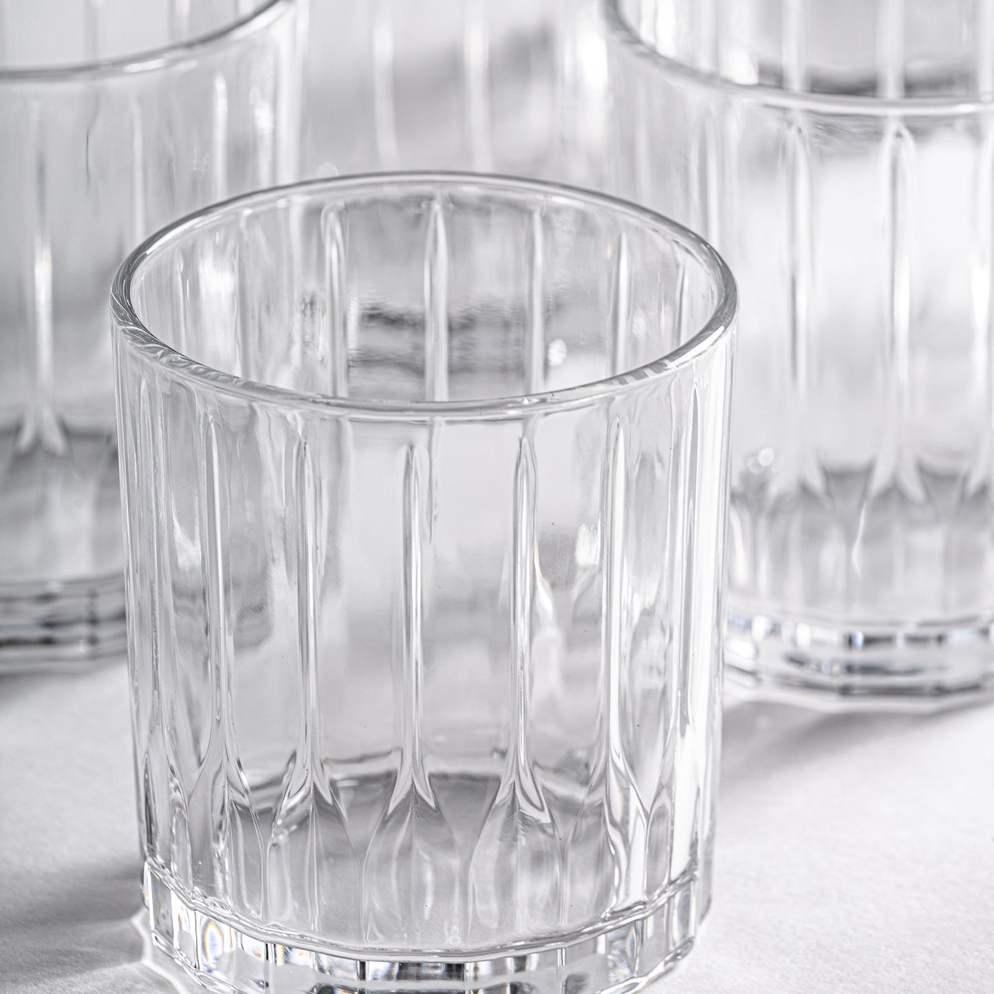 Birf Glas Set van 6 8x8x10 cm