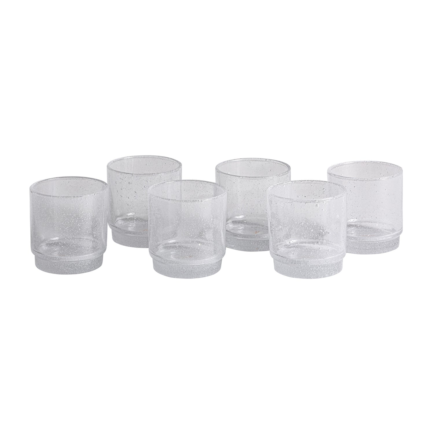 Mesey Glazen Set (6 stuks) 8x8x10 cm